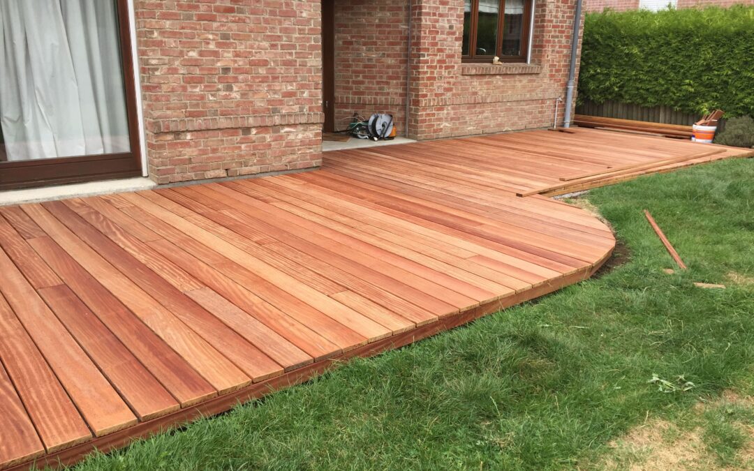 Pose d’une terrasse en tali