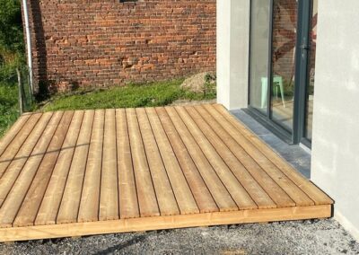 terrasses et cheminement bois